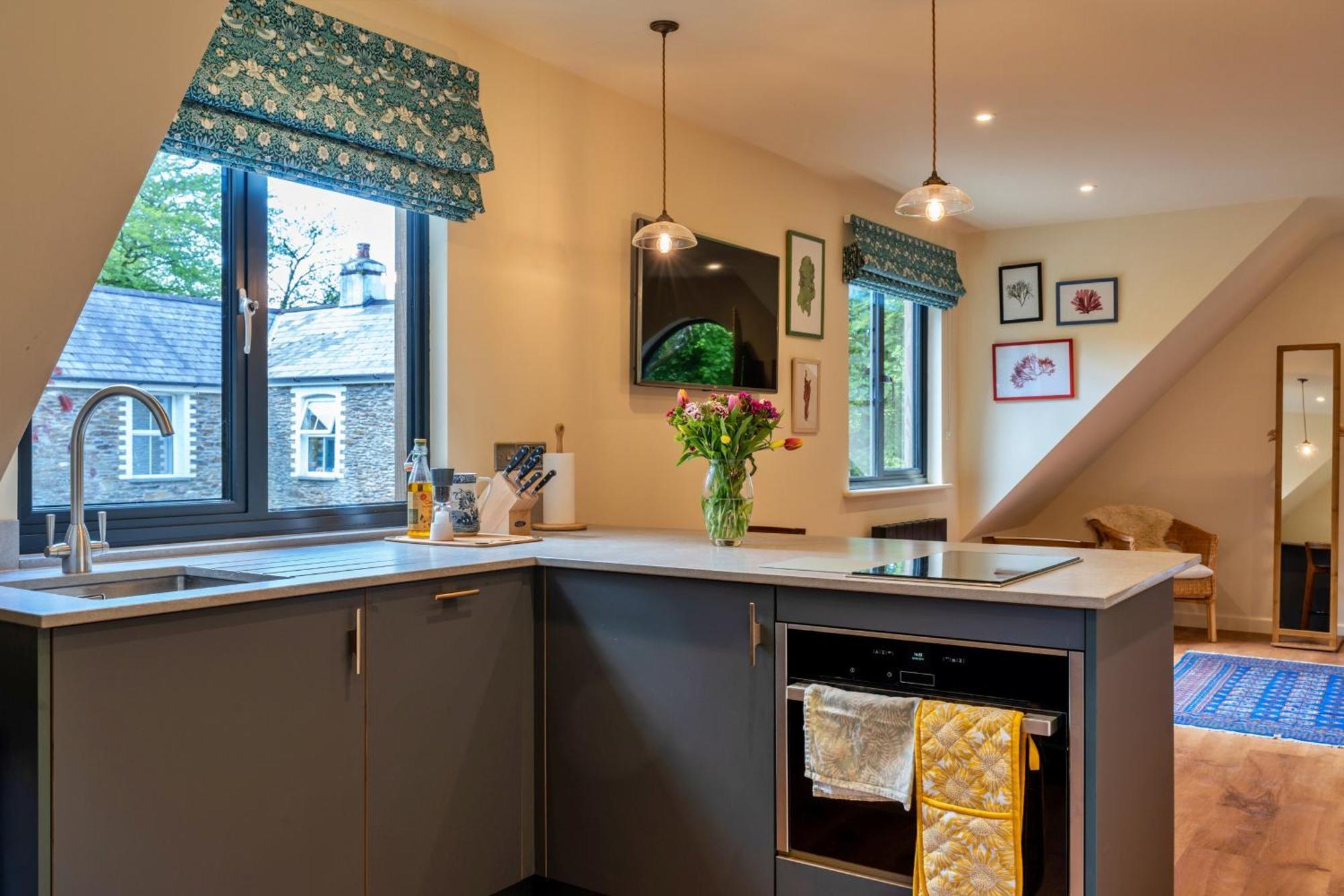 Finest Retreats - Dingles Farm Annexe Apartment East Down Bagian luar foto