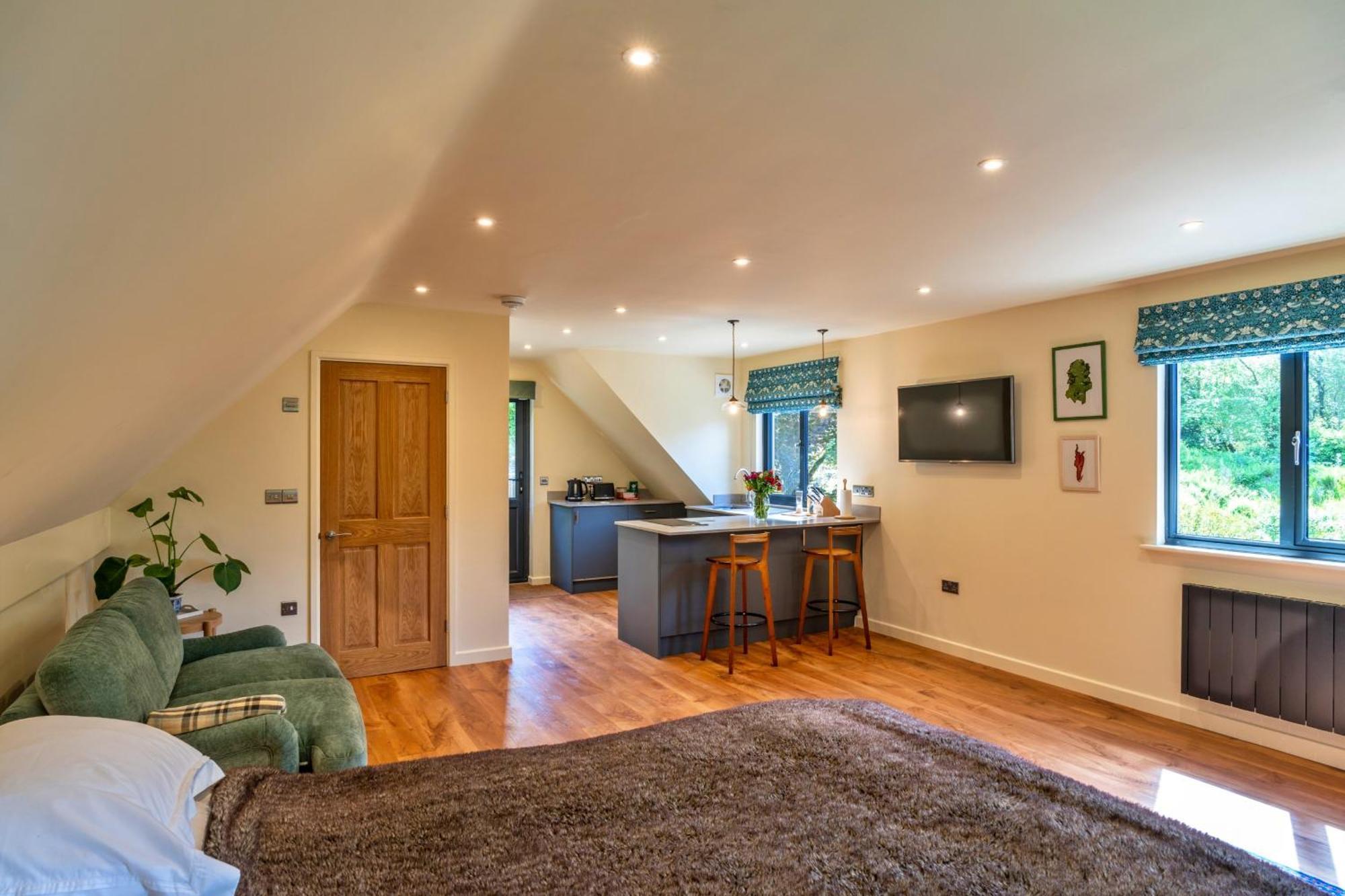 Finest Retreats - Dingles Farm Annexe Apartment East Down Bagian luar foto